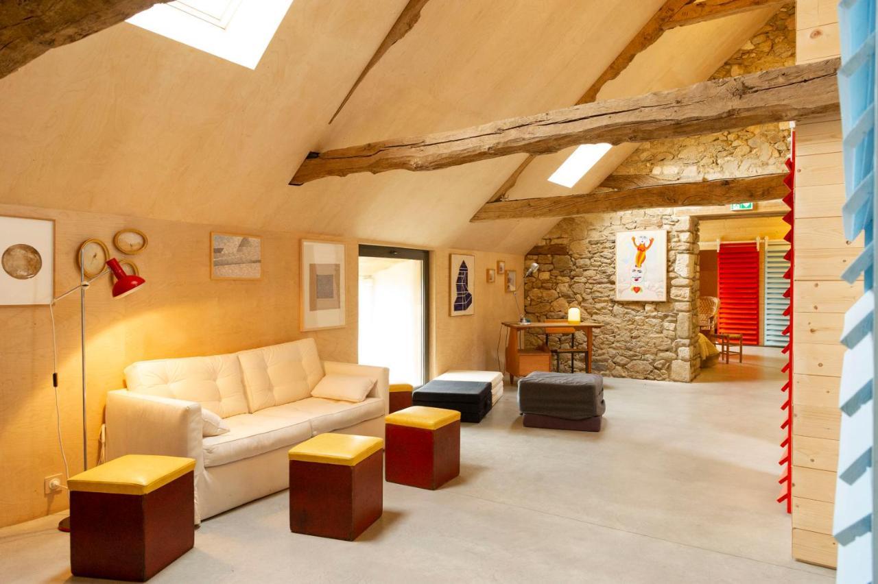 La Ferme Du Golf, Gite Atypique Et Artistique 랜시우 외부 사진