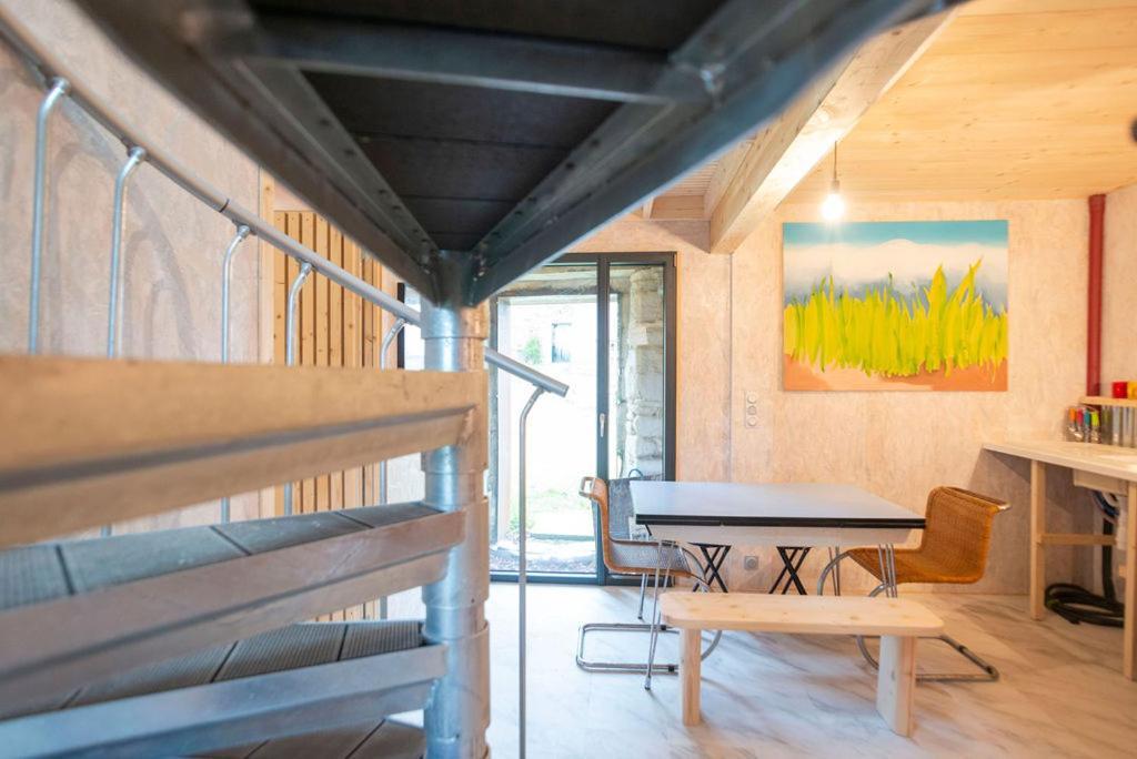 La Ferme Du Golf, Gite Atypique Et Artistique 랜시우 외부 사진